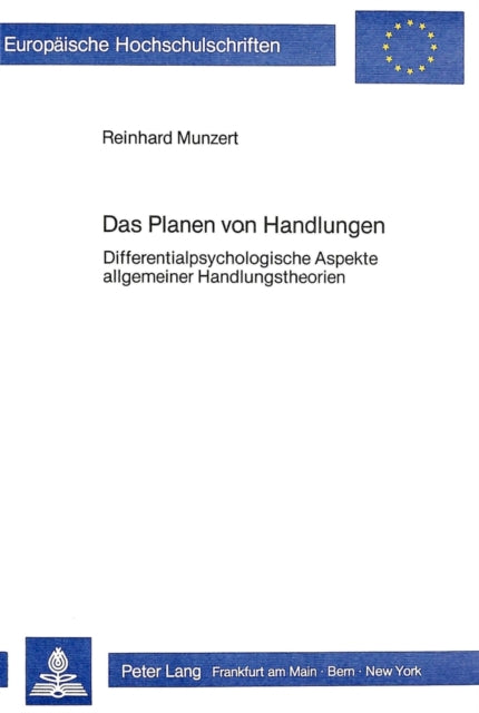 Book cover of: Das Planen von Handlungen