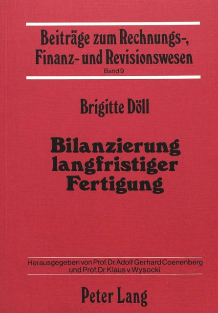 Book cover of: Bilanzierung langfristiger Fertigung