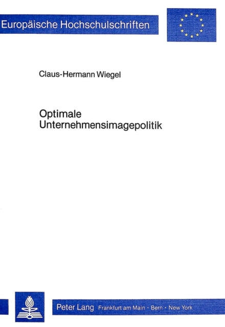 Book cover of: Optimale Unternehmensimagepolitik