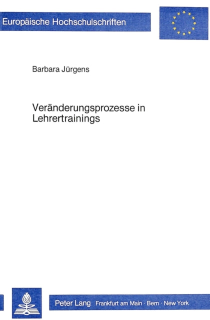 Book cover of: Veraenderungsprozesse in Lehrertrainings