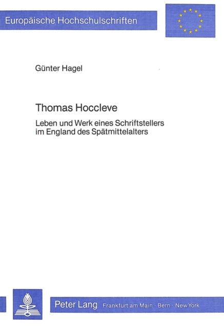 Book cover of: Thomas Hoccleve