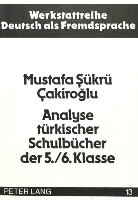 Book cover of: Analyse tuerkischer Schulbuecher der 5./6. Klasse