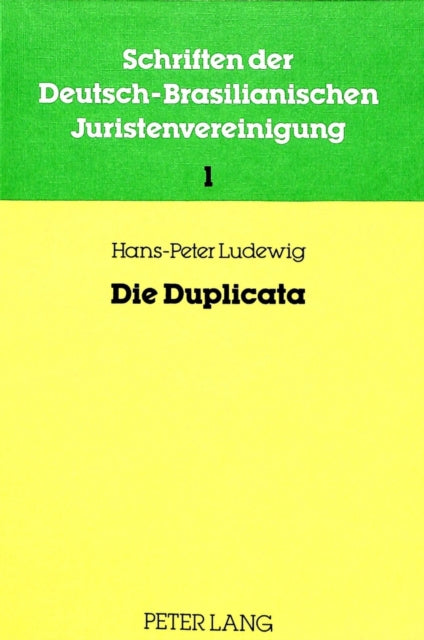 Book cover of: Die Duplicata