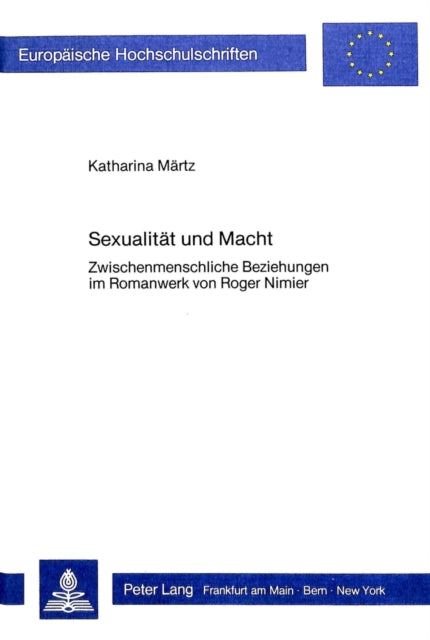Book cover of: Sexualitaet und Macht