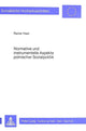 Book cover of: Normative und instrumentelle Aspekte polnischer Sozialpolitik