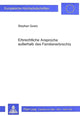 Book cover of: Erbrechtliche Ansprueche ausserhalb des Familienerbrechts