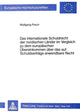Book cover of: Das Internationale Schuldrecht der nordischen Laender im Vergleich zu dem europaeischen Uebereinkommen ueber das auf Schuldvertraege anwendbare Recht