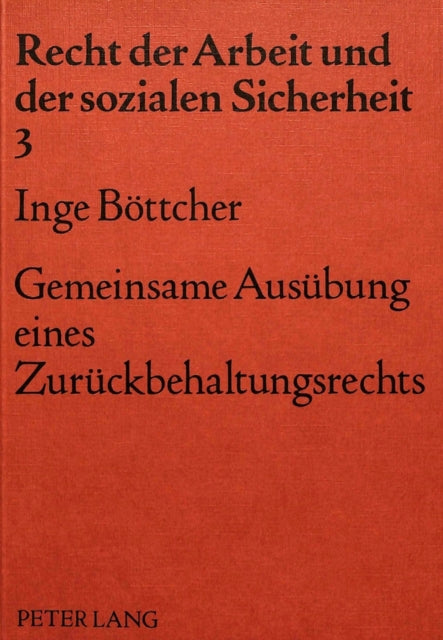 Book cover of: Gemeinsame Ausuebung eines Zurueckbehaltungsrechts