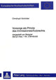 Book cover of: Vorsorge als Prinzip des Immissionsschutzrechts
