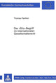 Book cover of: Der «Sitz»-Begriff im Internationalen Gesellschaftsrecht