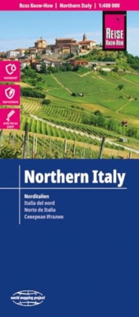 Book cover of: Northern Italy Map
