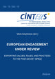Book cover of: European Engagement under Review. By: Vera Axyonova