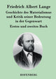 Book cover of: Geschichte des Materialismus und Kritik seiner Bedeutung in der Gegenwart