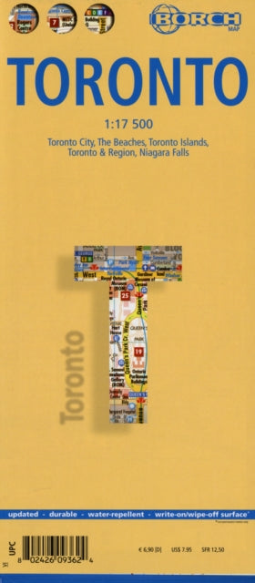 Book cover of: Toronto, Borch Map. By: Borch