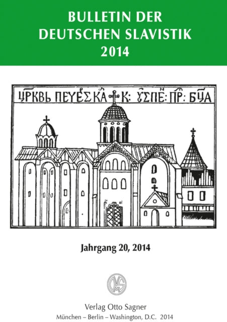 Book cover of: Bulletin Der Deutschen Slavistik. Jahrgang 20, 2014