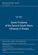 Book cover of: Some Problems of the Second South Slavic Influence in Russia