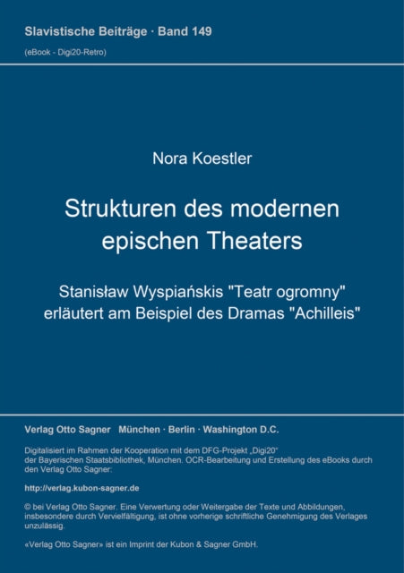 Book cover of: Strukturen des modernen epischen Theaters