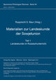 Book cover of: Materialien zur Landeskunde der Sowjetunion
