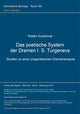 Book cover of: Das poetische System der Dramen I. S. Turgenevs