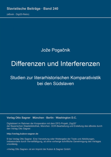 Book cover of: Differenzen und Interferenzen
