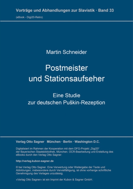 Book cover of: Postmeister und Stationsaufseher
