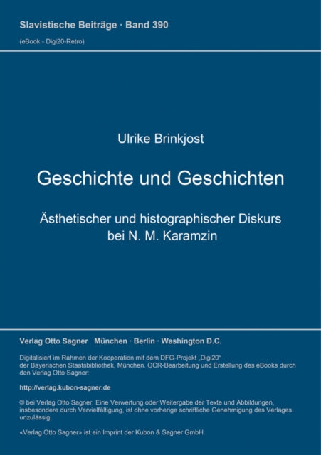Book cover of: Geschichte und Geschichten