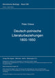 Book cover of: Deutsch-polnische Literaturbeziehungen 1800-1850