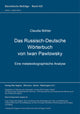 Book cover of: Das Russisch-Deutsche Woerterbuch von Iwan Pawlowsky