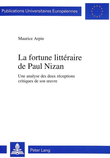 Book cover of: La fortune litteraire de Paul Nizan