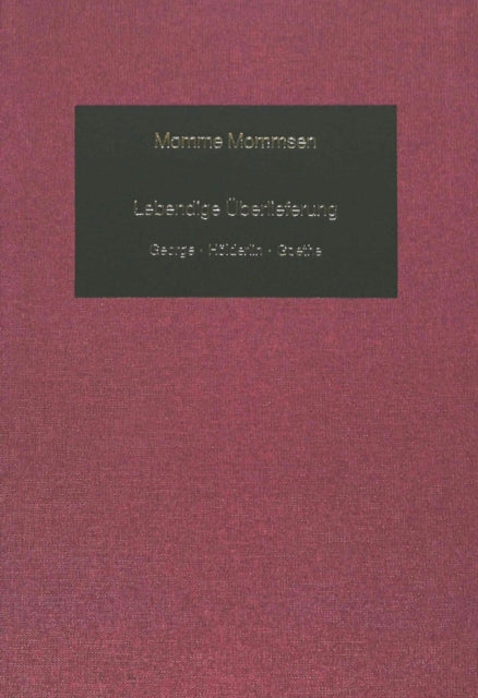 Book cover of: Lebendige Ueberlieferung