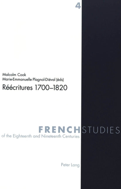 Book cover of: Reecritures 1700-1820