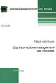 Book cover of: Das Informationsmanagement der Innovatik. By: Philippe Jules Maurer