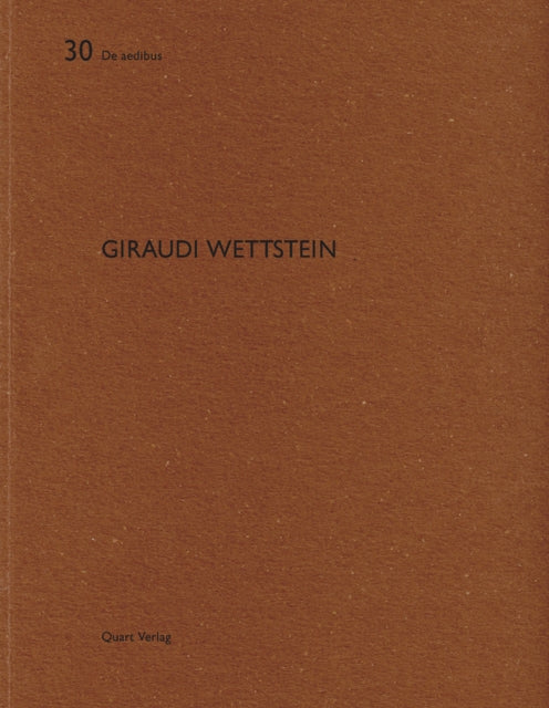 Book cover of: Giraudi Wettstein. By: Giraudi Wettstein