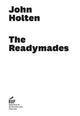 Book cover of: Readymades. By: John Holten