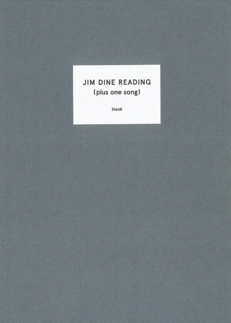 Book cover of: Jim Dine Reading. By: Jim Dine