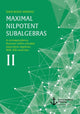 Book cover of: Maximal Nilpotent Subalgebras II. By: Sven Bodo Wirsing