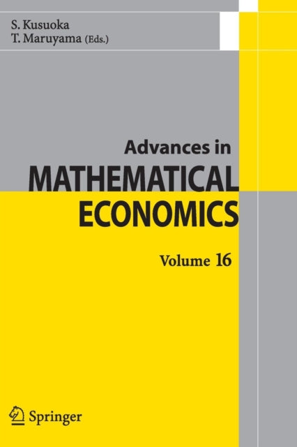 Book cover of: Advances in Mathematical Economics Volume 16. By: Shigeo Kusuoka
