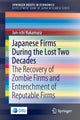 Book cover of: Japanese Firms During the Lost Two Decades. By: Jun-ichi Nakamura