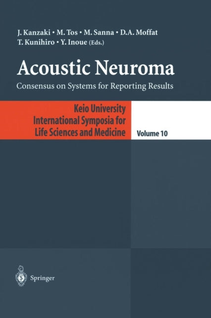 Book cover of: Acoustic Neuroma. By: J. Kanzaki