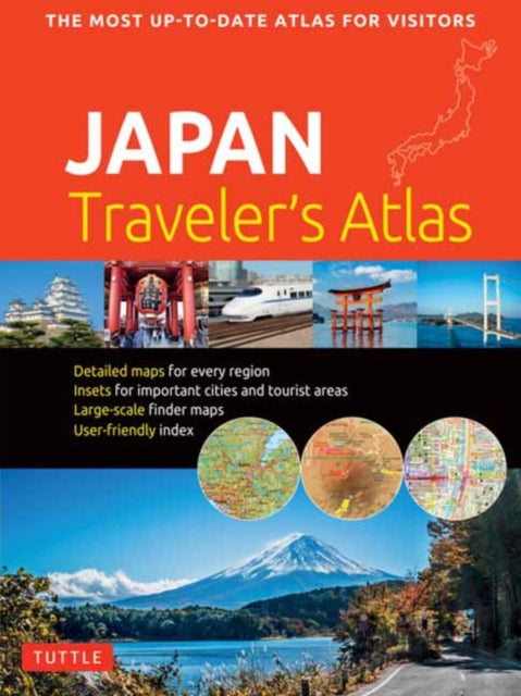 Book cover of: Japan Traveler's Atlas. By: Tuttle Publishing Staff