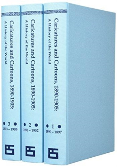 Book cover of: Caricatures and Cartoons, 1890-1905: A History of the World (3-vol. ES set). By: Yorimitsu Yorimitsu Hashimoto