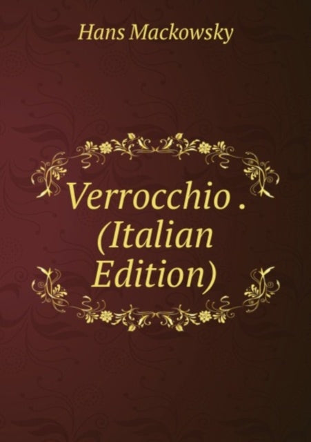 Book cover of: Verrocchio