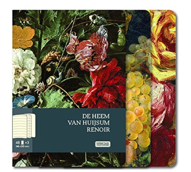 Book cover of: Notebooks de Heem, van Huijsum, Renoir (Set of 3, Large)