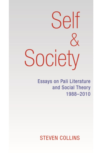Book cover of: Self and Society. By: Steven Collins