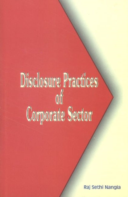 Book cover of: Disclosure Practices of Corporate Sector