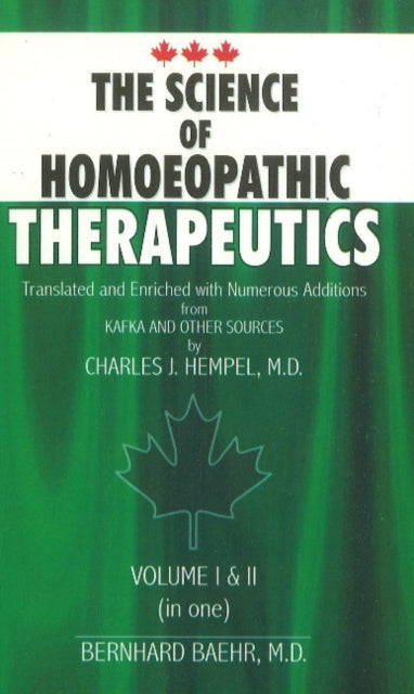 Book cover of: Science of Homoeopathic Therapeutics. By: B. Jain B Jain Publishing Group