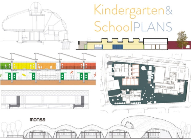 Book cover of: Kindergarten & School Plans. By: Anna Minguet