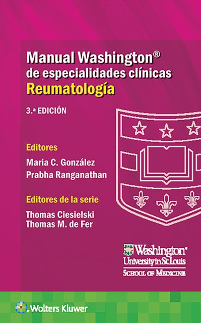 Book cover of: Manual Washington de especialidades clinicas. Reumatologia. By: Maria Gonzalez