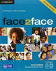 Book cover of: face2face for Spanish Speakers Intermediate Student's Pack(Student's Book with DVD-ROM, Spanish Speakers Handbook with Audio CD,Online Workbook). By: Chris Redston