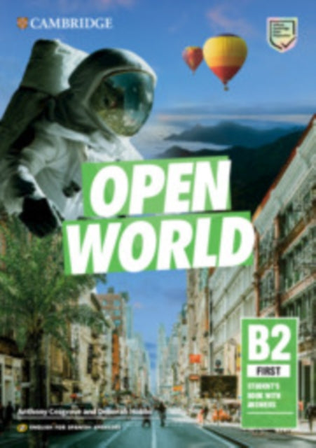 Book cover of: Open World First Book With English for Spanish Speakers. By: Anthony Cosgrove
